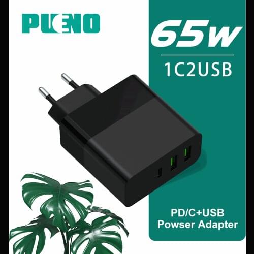 65W PD USB Charger Fast Charger USB Type C Charger Quick Charge 3.0 for MacBook Pro Laptop Tablet Charger for mobile phones