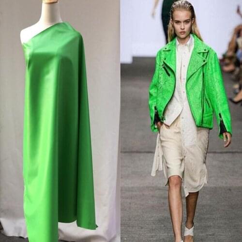 Green pu lether fabric Elastic force magic color laser TPU clothing Waterproof PVC sofa coat diy textiles fabric,D166