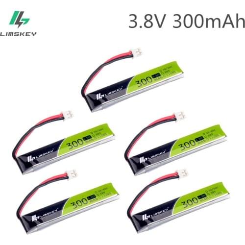 1/5/10pocs Limskey 3.8V 300mAh 30/60C 1S HV 4.35V PH2.0 Lipo Battery for Snapper6/7/8 UK65 RC Drone Accessories