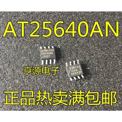 10PCS AT25640AN-10SU-2.7 AT25640AN 25640AN SOP8