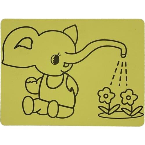 100pcs- sticker cards for Color Sand art 20.5x28.5cm A4 sand art sticker cards kids drawing toys