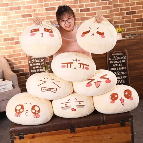 20/30/45cm plush Expressive bread Soothe doll stuffed soft Pillow cushion good quality festival christmas gift for friend kid