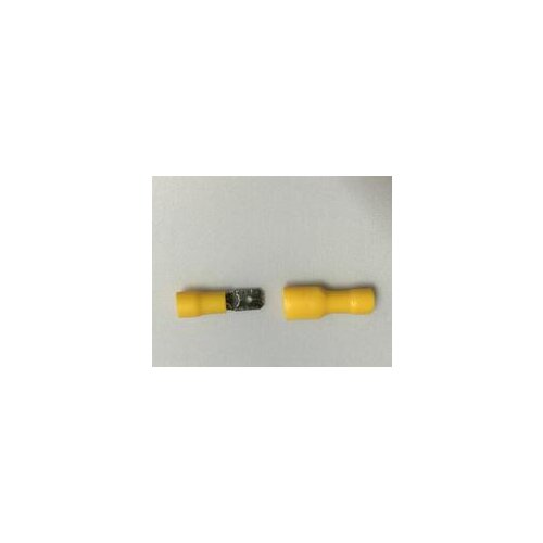 Free shipping 100PCS. FRD2-156 brass bullet-shaped female pre-insulated terminals cold pressing terminals