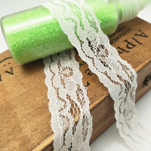 1 inch 5 yards,25 yards Ivory lace ribbon trim bride wedding 5BB5530