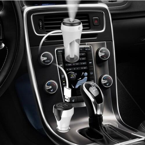 ELOOLE Mini USB Car Humidifier Car Charger USB Powered Car Air Purification Small 50ml Fogger Mist Maker Humidificador Sprayer