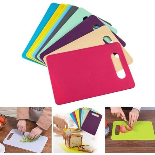Non-slip Plastic Cutting Board Foods Classification Boards Outdoors Camping Vegetable Fruits Meats Bread Cutting Chopping Blocks