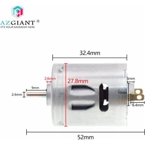 6V-24V Original Hair Dryer Motor RS365SH Metal Brush Iron for Mabuchi RS-365SH-11240