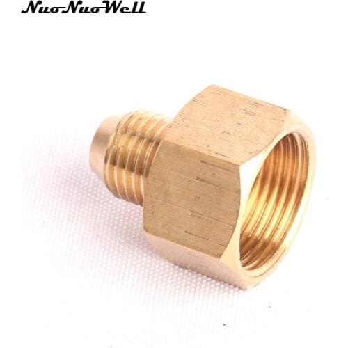 1pcs NuoNuoWell M22 Female Thread to M14 Brass Connector for Garden Irrigation Watering Water Gun Adapter Washing Car Fittings