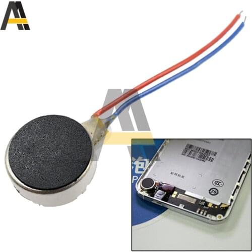 Micro Flat Vibrating Vibration Motor 0834 3V Button Type Vibration Motor for Mobile Phone Tablet Household Appliances 8x3.4mm