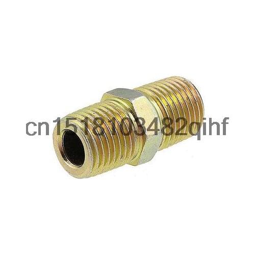 Full Port 1/4" to 1/4" Male Thread Hex Bushings Water Pipe Coupling