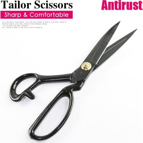 10'' / 9'' / 8'' Professional Tailor Scissors For Sewing & Embroidery Yarn Shears Cutting Accessories Fabric Cutter Tailor Tools