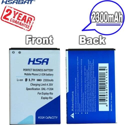 New Arrival [ HSABAT ] 2300mAh Explay Rio Replacement Battery For Explay Rio