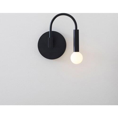 Modern Led Wall Lamp For Living Room Bedroom Loft Stairs Light Nordic Room Decor 180 ° Rotating Lamp Arm Iron Bedside Wall Light