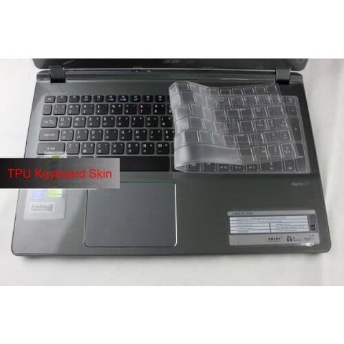 Ultra Thin TPU Keyboard Cover Protector skin for Acer Aspire V5-552 V5-552P V5-552PG V5-572 V5-572P V5-572G V5-573 V5-573P