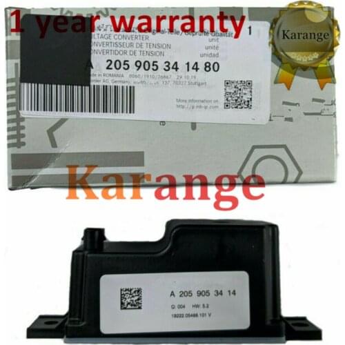 A2059053414 High Quality Car Voltage Transformer Voltage Converter For Mercedes/Benz C E S Class W205 W213 W222 Black Convenrter