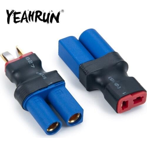 YEAHRUN EC5 Female Male T-Plug Connector Plug Battery Connector Adapter TRX Rc Lipo Battery Connector for RC Model Toys Parts