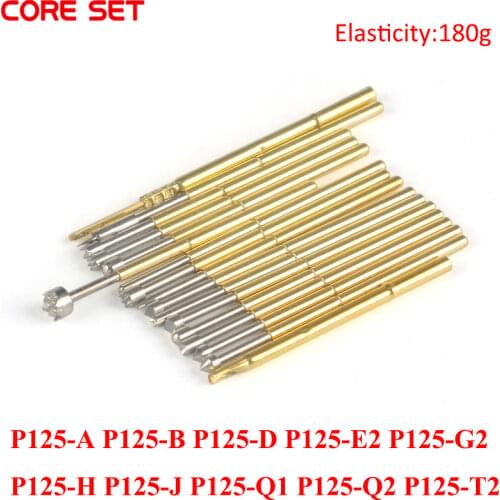 20PCS Three-Sided Tapered Tip Probe Test Needle Umbrella Needle Cupretractable Four-Jaw Flat P125-A B D E2 G2 H J Q1 Q2 T2