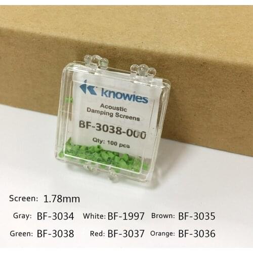 2PCS Screen 1.78mm Knowles Acoustic Damper Damping Filter Plug