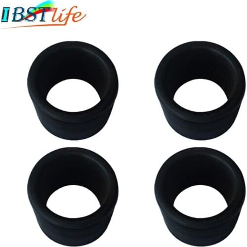 4 PCS High quality UV stabilised Black Nylon Fishing Rod Holder Insert Protectors-Fishing Bait Board/Rocket Launcher