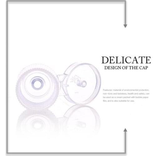 8Pcs 10ml Macaron Color Refillable Cosmetic Empty Bottles with Clear Flip Lid