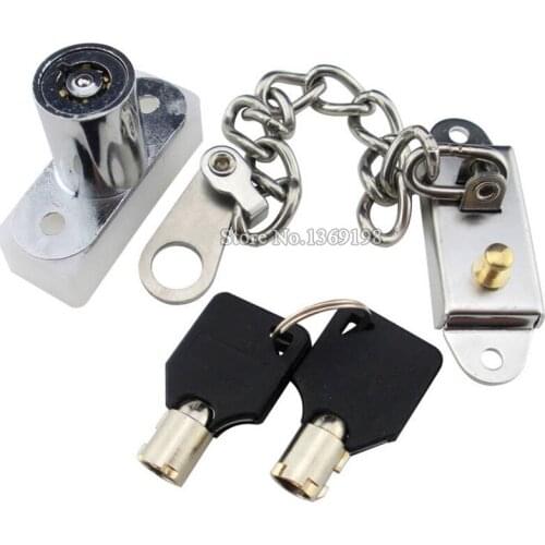 Hot 8PCS Window Security Chain Lock Restrictor Child Safety Stainless Anti-Theft Locks For Home Sliding Door Furniture Hardware