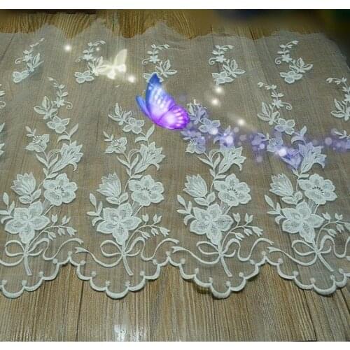 Free shipping Clothing accessories handmade DIY Korean net yarn lace home decoration 43cm 3Yards