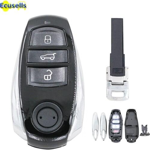 Keyless Smart Remote Key Shell housing Case cover Fob 3 Button for VW for Volkswagen Touareg 2010-2014
