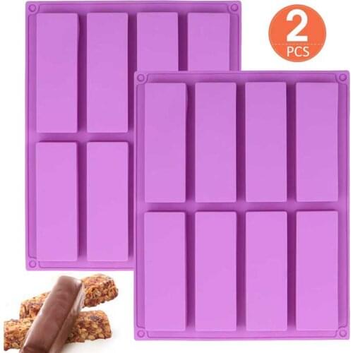 Large Rectangle Silicone Mold, Cereal Bar Molds Handmade Soap Moulds Soap DIY Moulds Chocolate Mold Baking Tools Pastry Tools