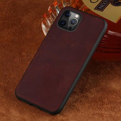 Genuine PULL-UP Leather case for iphone 12 Pro Max 12 Mini SE 2020 11 Pro Max X XR XS Max 5 6S 6 7 8 plus Retro protective Cover