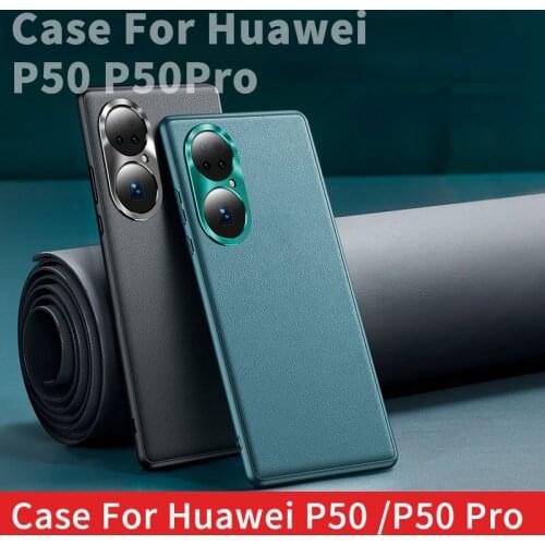 Huawei P50 Phone Case Huawei P50pro Phone Case Imitation Leather New Ultra-Thin Drop-Resistant Protective Case