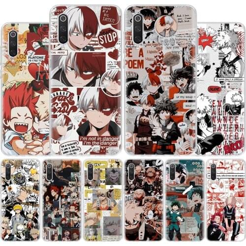 Shoto Todoroki boku no hero academia Phone Case For Xiaomi Mi Note 10 11 9 8 10T 9T CC9 5X 6X Poco F1 X3 F2 Pro Lite Ultra A1 A2