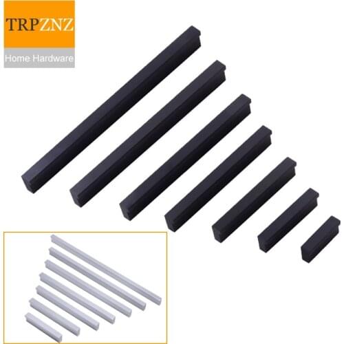 Black and silver wardrobe handle,furniture,desk knob,Simple stylish,many size,Exquisite workmanship,furniture hardware