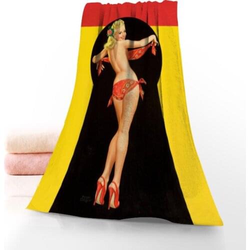 Hot Sale Custom Pin Up 35x75cm Fitness Sports Towel Portable Quick-Drying Towel Yoga Outdoor Microfiber Sports Towel