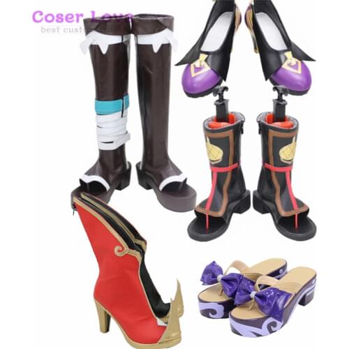 Genshin Impact Barbara Cosplay Boots shoes Halloween Christmas Boots