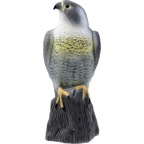 Fake Realistic Eagle Hunting Decoy Bird Pigeon Scarer Scarecrow Decor Hunting Decoy Garden Decoration Lawn Ornaments
