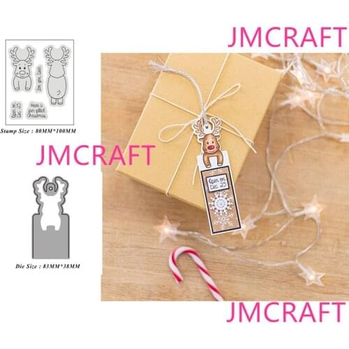 JMCRAFT New Deer Doll Metal Cutting Dies Stencils Stamp for DIY Scrapbooking Photo Album Decorative Embossing Paper DIY Cards
