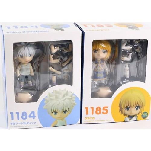 HUNTER x HUNTER Gon Freecss 1183 Killua Zoldyck 1184 Kurapika 1185 Change Face Movable Joints Collectible Model Toy