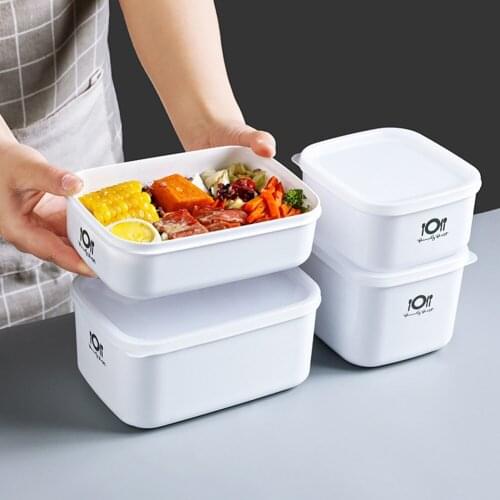 Refrigerator Food Container Salad Fruits Vegetable Fresh-Keeping Box Fridge Plastic Storage Box Kitchen Organizer With Lid