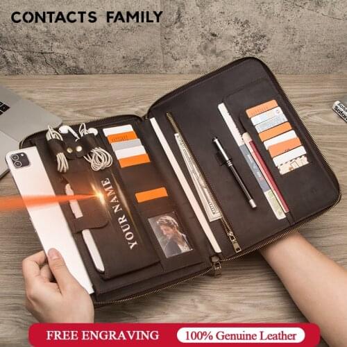New 2021 M1 Pro 11 Card Pencil Holder Cover Case For iPad 2020 Air 4/3/2 10.9”10.5`10.2 inch Nubuck Leather Portfolio Tablet Ca