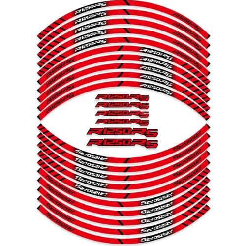 Motorcycle tyre Sticker Custom wheel reflective decoration Moto inner tire stickers decals For R1250RS r1250 rs r 1250 rs