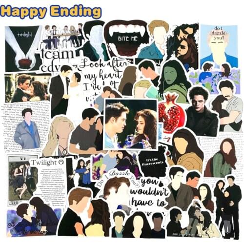 10/30/50Pcs The Twilight Saga Class Flim Stickers Laptop DIY Motorcycle Luggage Phone Guitar Skateboard Vsco Girl Waterpoof