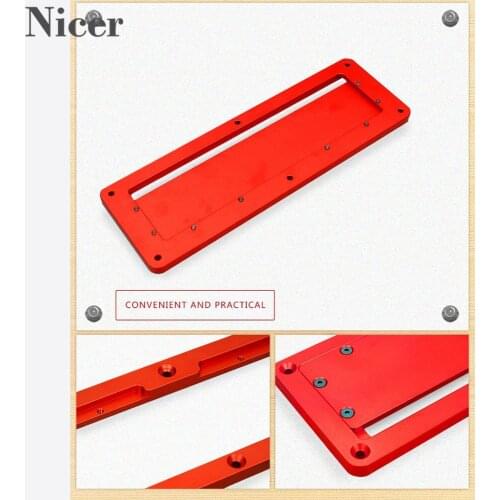 Woodworking Table Saw Flip Cover Plate Electric Circular Saw Flip Table DIY Wood Working Table Tools Aluminum Cover Adjustable