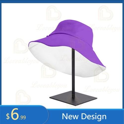 Pure Color Fisherman Hat Japanese Female Man Summer Cap Students Pots Hat Sun Hat