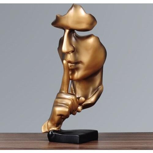 Simple and modern silence is a gold creative wine cabinet decoration decoration Nordic style sculpture home crafts