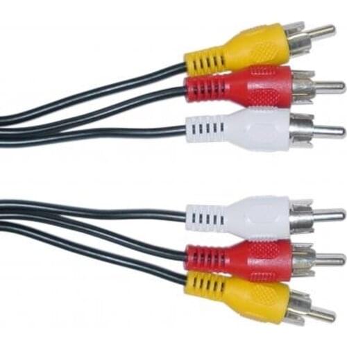 Audio and Video Cable 3 X Rca M/m 1.2 meters