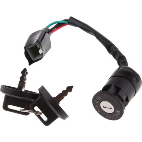 Motorcycle Replacement Ignition Key Switch W/ Keys for Polaris Sportsman 90 (01-14)