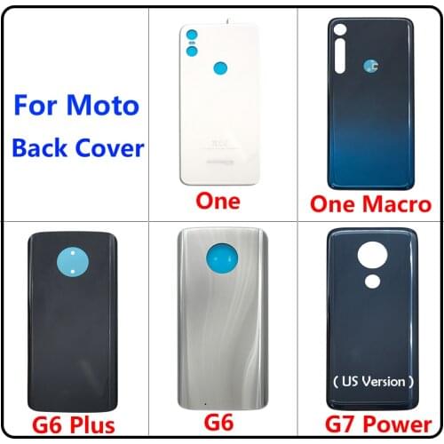 50 Pcs, Back Cover Glass Cover For Moto One / G6 Plus / G7 Power / One Macro /G9 Play /X4 /G7 Plus/ One Macro With Glue Adhesive
