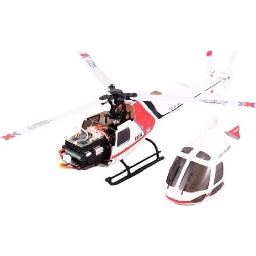 Wltoys XK AS350 K123 6CH 3D 6G Brushless Motor RC Helicopter BNF Aircraft Drone Charging Toy