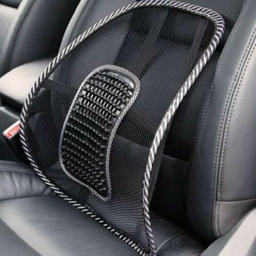 1pc Mesh Lumbar Back Support Cushion Seat Posture Corrector Car Office Chair Home Cushions Fashion New