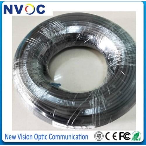 100M Outdoor 2cores LC UPC Duplex FTTH Drop Patch Cable LC ST FC SC Singlemode Duplex G657A Fiber Optic Patch Cord Jumper Cable